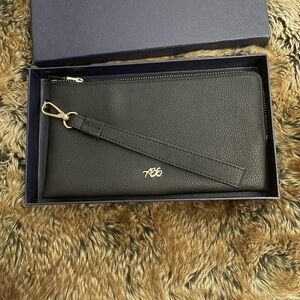 Black Leather Wristlet(NEW)